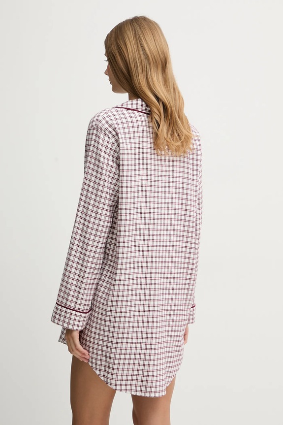 Tommy Hilfiger cămașă de noapte UW0UW06147 burgundia AW25