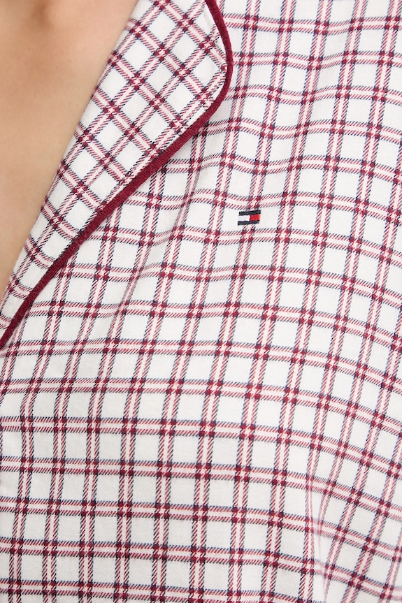 Tommy Hilfiger cămașă de noapte burgundia UW0UW06147