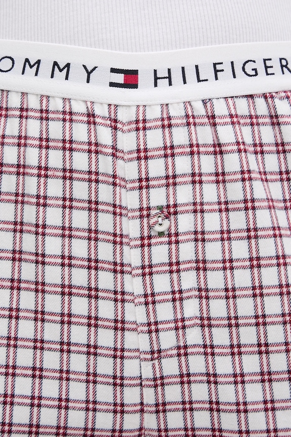 Παντελόνι πιτζάμας Tommy Hilfiger μπορντό UW0UW06149