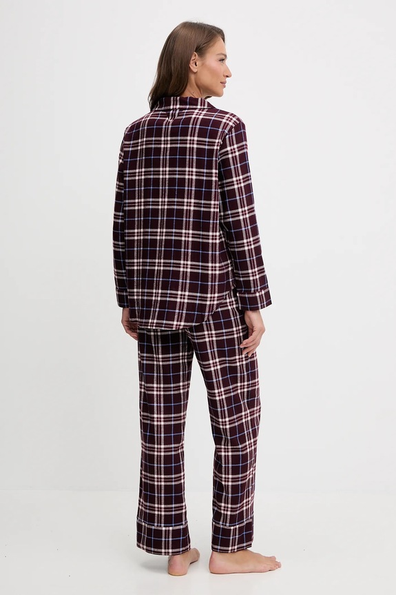 Pižama Tommy Hilfiger UW0UW06158 bordo AW25