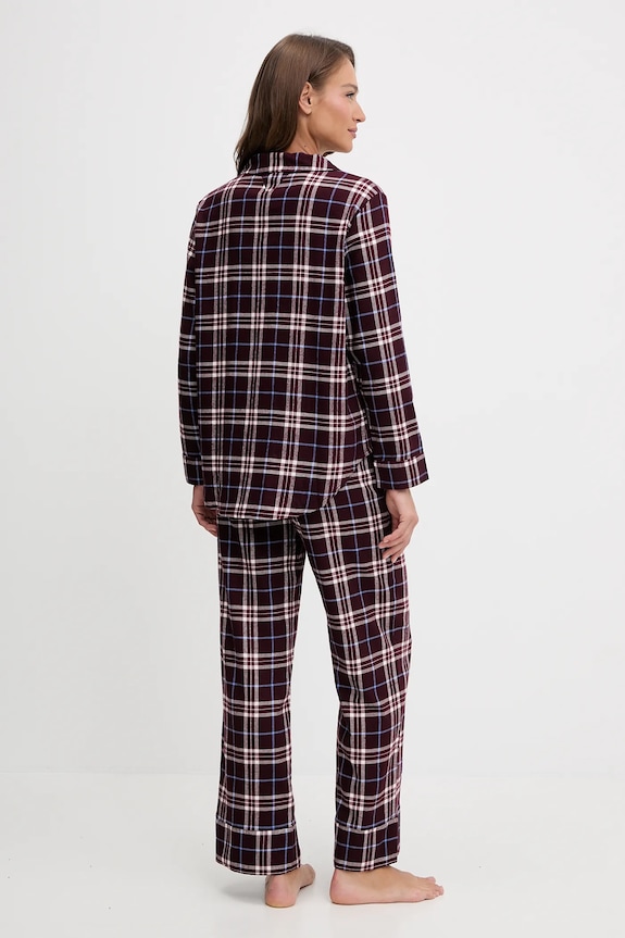 Pižama Tommy Hilfiger UW0UW06158 bordo AW25