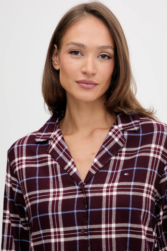 Oblačila Pižama Tommy Hilfiger UW0UW06158 bordo