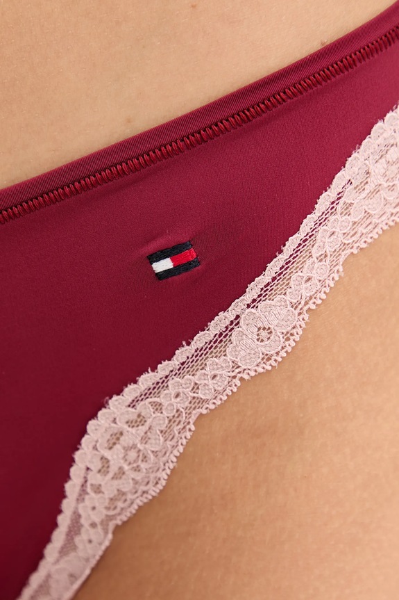 Σλιπ Tommy Hilfiger μπορντό UW0UW06054