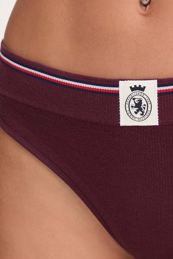 Tommy Hilfiger tanga burgundia UW0UW06063