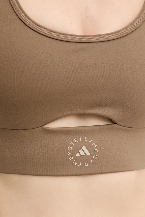 Sportski grudnjak adidas by Stella McCartney JW1996 smeđa
