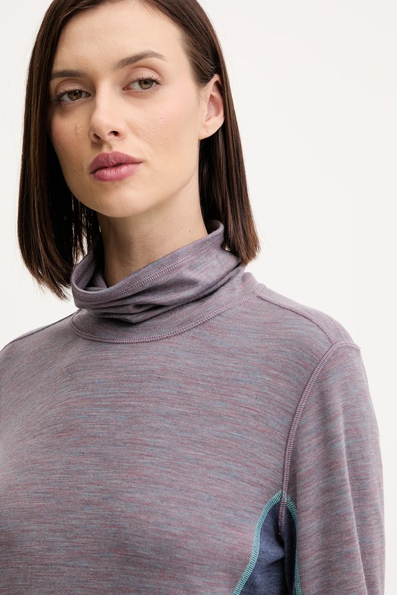 Smartwool longsleeve funcțional din lână violet SW002984