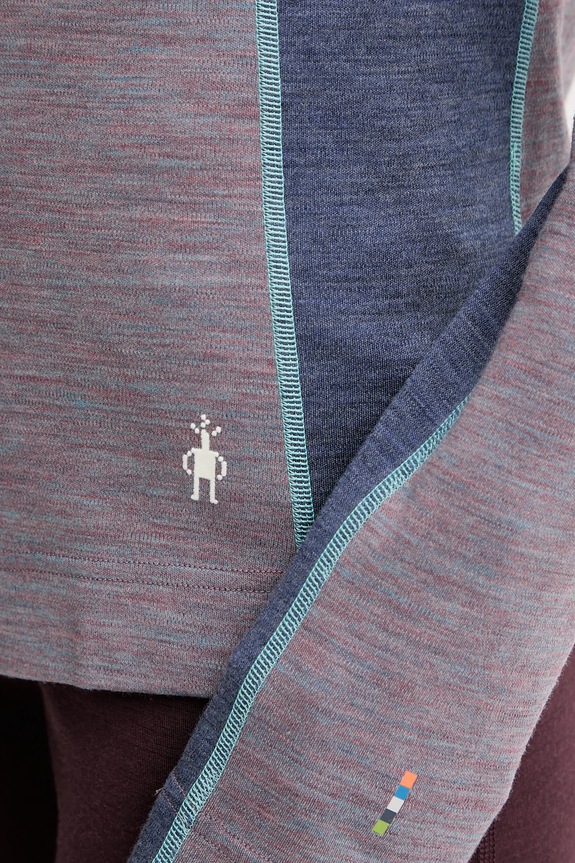 Smartwool longsleeve funcțional din lână SW002984 violet