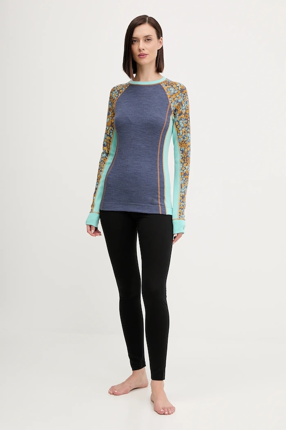 Smartwool longsleeve funcțional din lână SW002983 albastru AW25