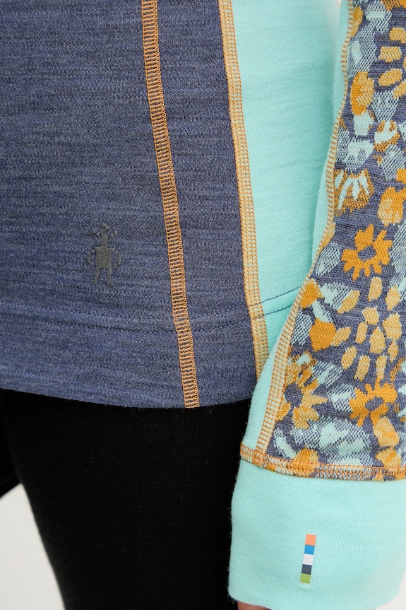 Smartwool longsleeve funcțional din lână SW002983 albastru