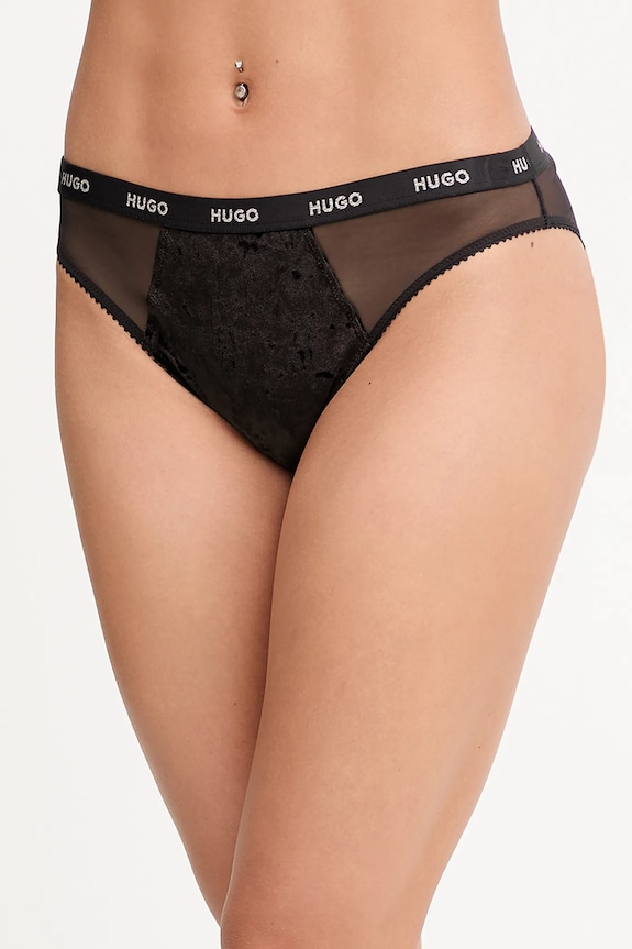 Nohavičky HUGO BRIEF SL DESIGN nohavičky čierna 50549900
