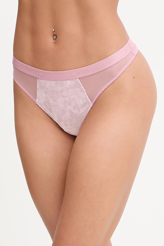 HUGO tanga THONG SL DESIGN tanga roz 50549912