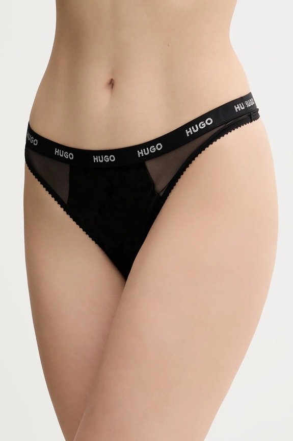 Tangá HUGO THONG SL DESIGN tangá čierna 50549912