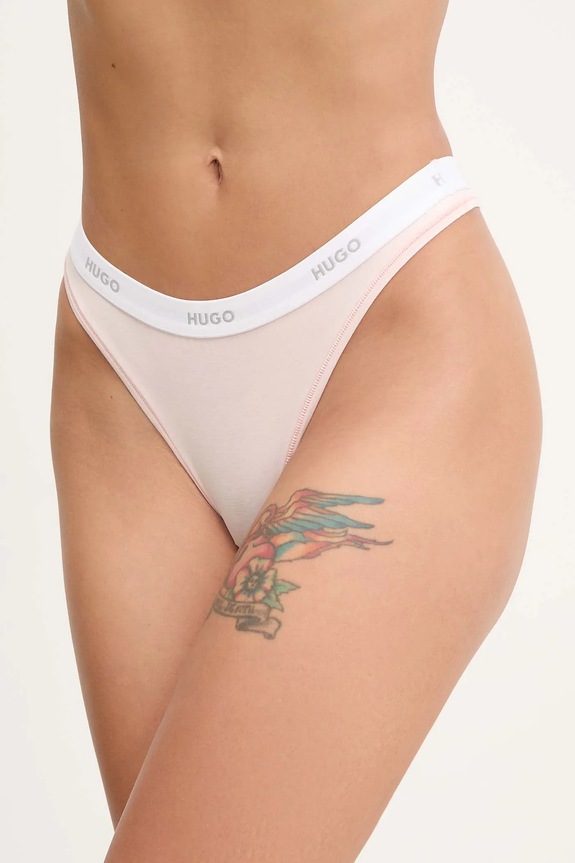 HUGO tanga sima rózsaszín 50557101