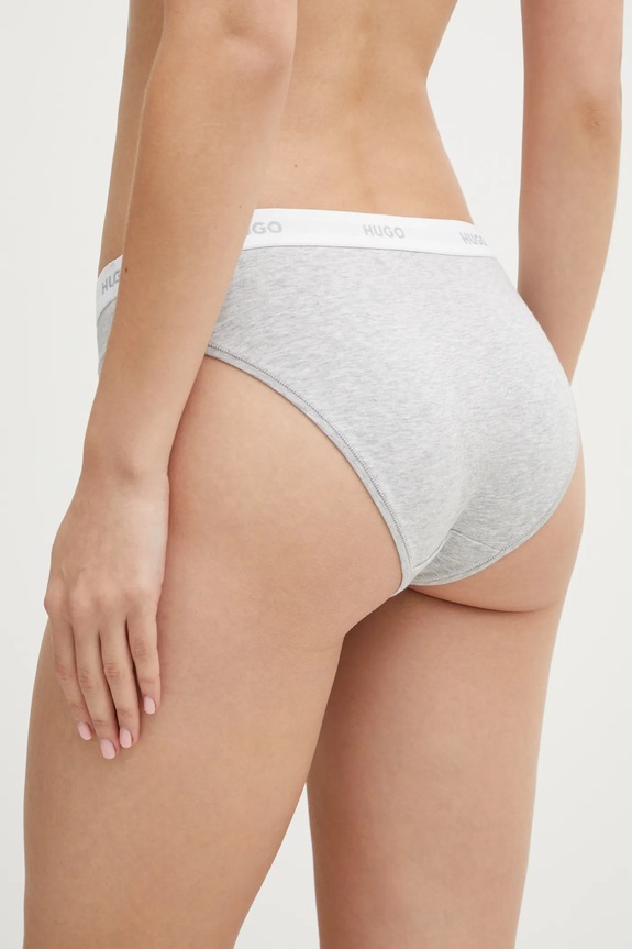 Nohavičky HUGO HUGO ID BRIEF 50557102 sivá SS26
