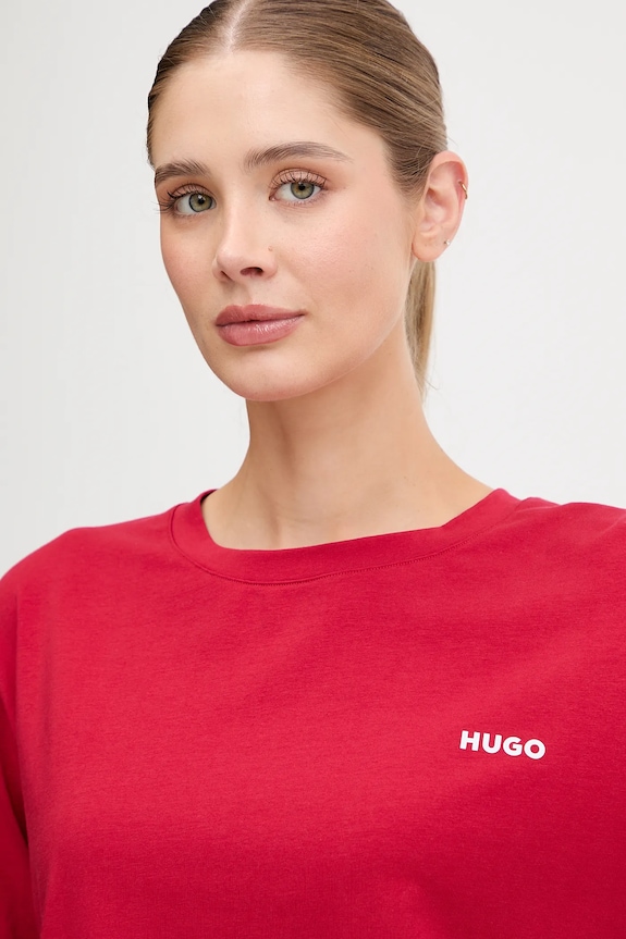 HUGO longsleeve lounge HUGO ID LS-SHIRT rosu 50555632
