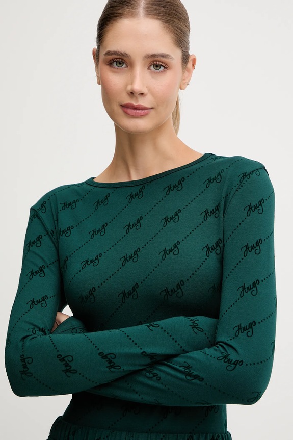 Body HUGO LOKKY Bodysuit 50549795 zelena