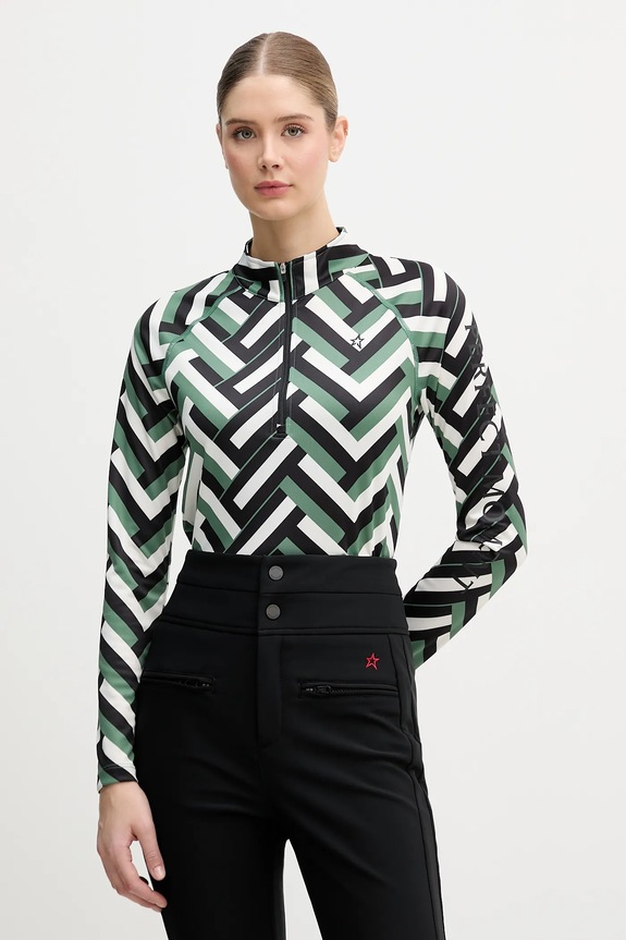 Perfect Moment longsleeve funkcyjny sporty zimowe zielony W3001227