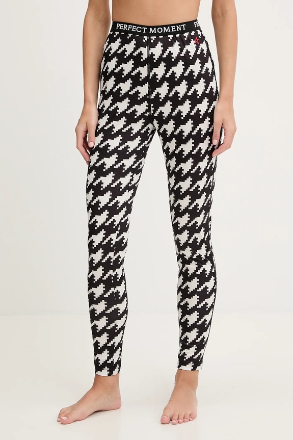 Perfect Moment legginsy funkcyjne sporty zimowe czarny W3001228