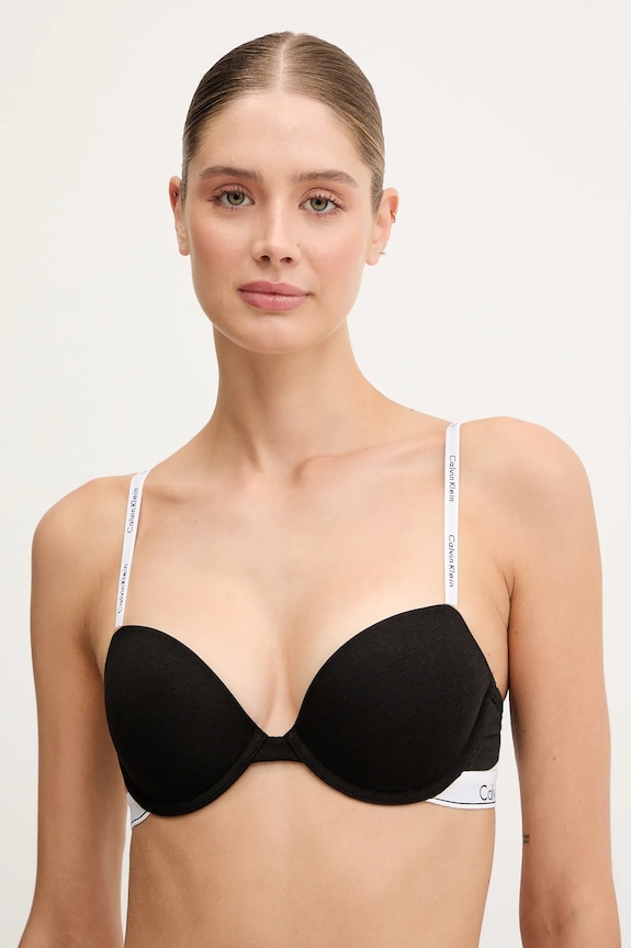 Grudnjak Calvin Klein Underwear pletivo crna LV00QF8499