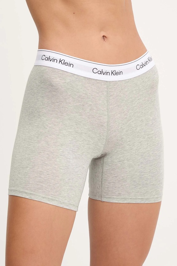 Calvin Klein Underwear boxeralsó sima szürke LV00QF8528