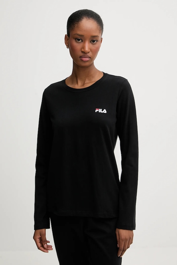Дрехи Памучна пижама Fila FPW4217 черен