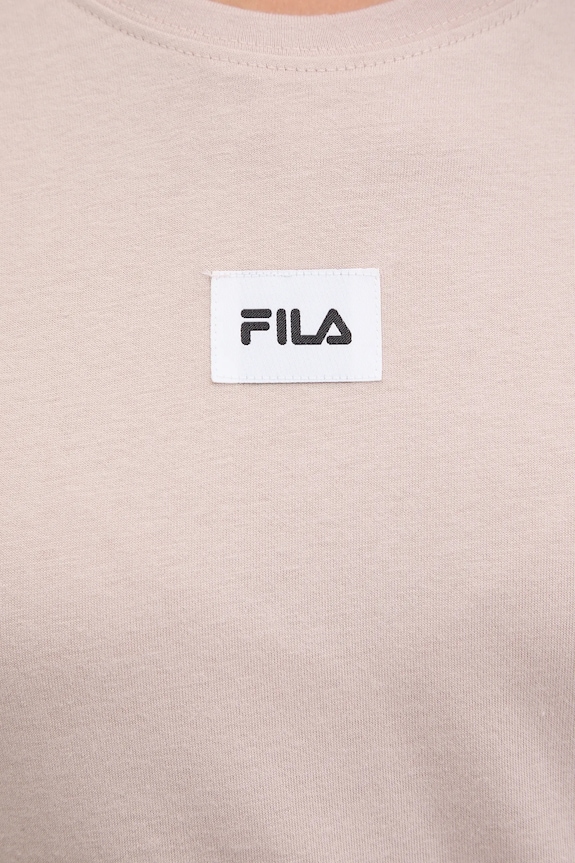 Pamučna pidžama Fila FPW4218 bež