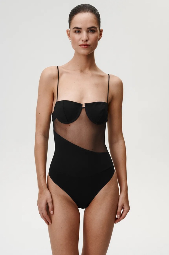 Undress Code body Thong tkanina czarny 1002UC