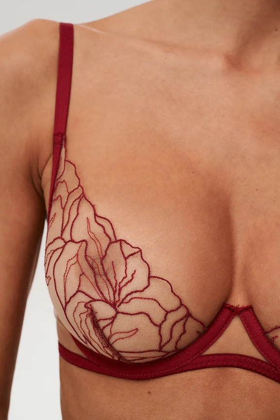 Podprsenka Undress Code burgundské 1037UC