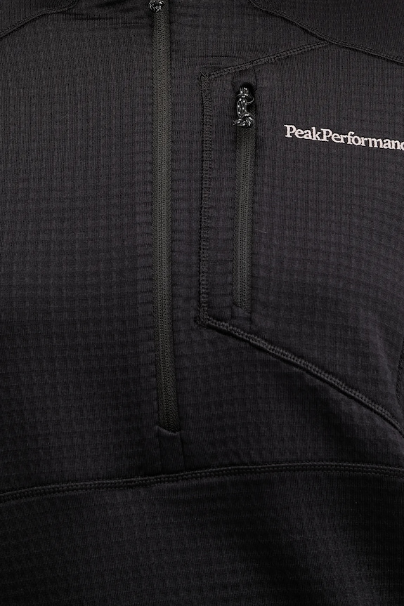 Αθλητικό μακρυμάνικο Peak Performance Trail G79811 μαύρο