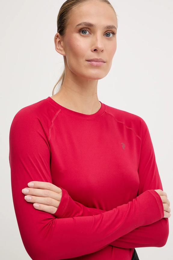Peak Performance longsleeve funcțional Spirit rosu G79755