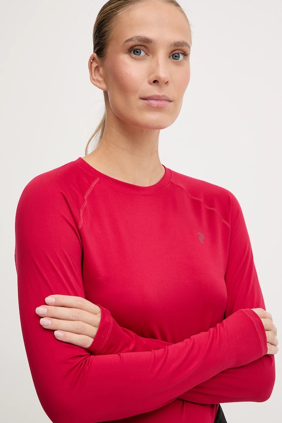 Peak Performance longsleeve funcțional Spirit rosu G79755