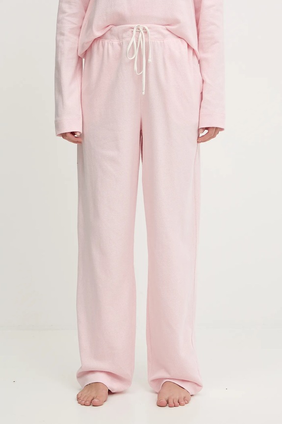 Одяг Бавовняна піжама Lauren Ralph Lauren ILN72453 рожевий
