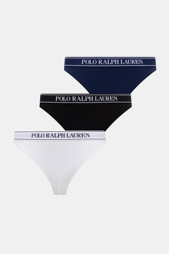 Σλιπ Polo Ralph Lauren 3-pack πλεκτό ύφασμα λευκό 4P0707