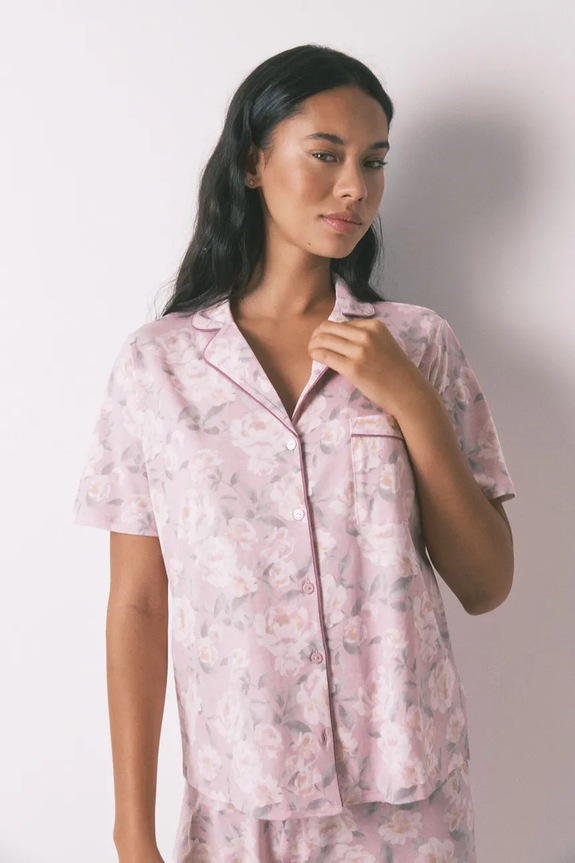 women'secret piżama bawełniana 3592428 różowy AW25