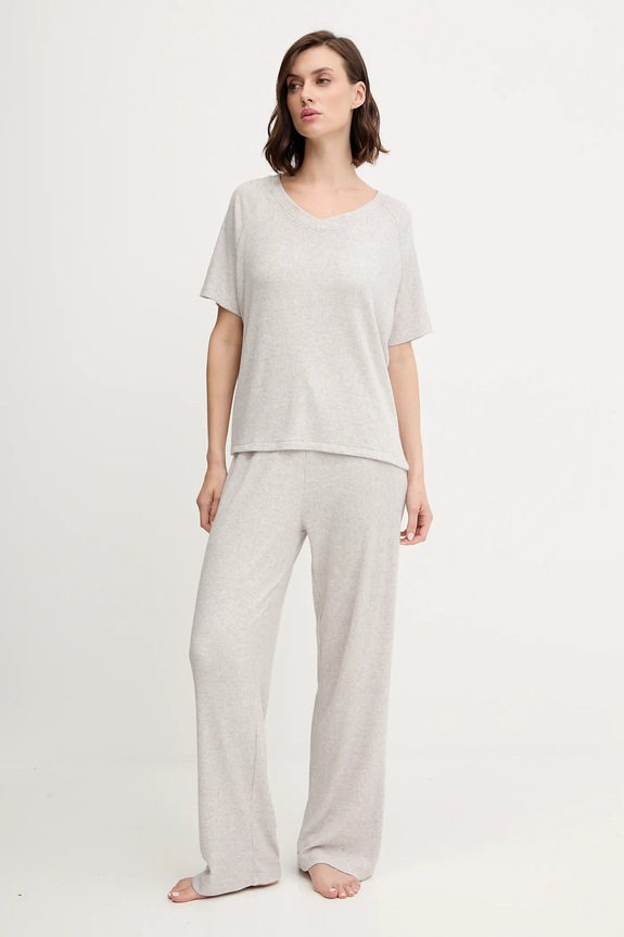 women'secret piżama dzianina szary 4752536