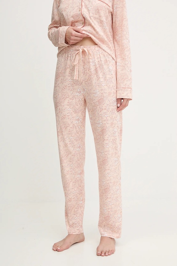Odzież women'secret piżama bawełniana 4852096 pomarańczowy