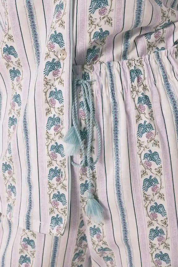 women'secret piżama bawełniana turkusowy 4852097