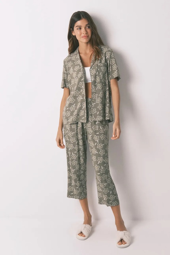 Πιτζάμα women'secret ύφασμα πράσινο 4852101