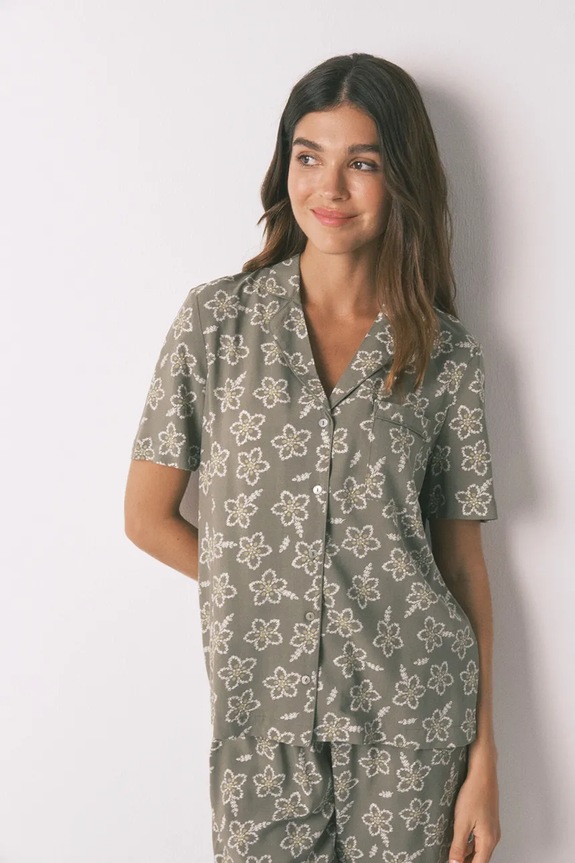 Πιτζάμα women'secret 4852101 πράσινο AW25
