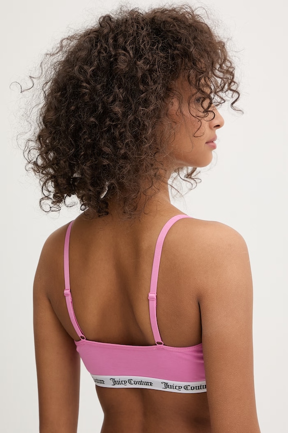 Juicy Couture grudnjak s pamukom REN BRALET JCTBT125972 roza SS26