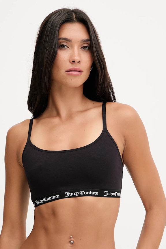 Juicy Couture melltartó melltartó merevítő nélkül fekete JCTBT125972
