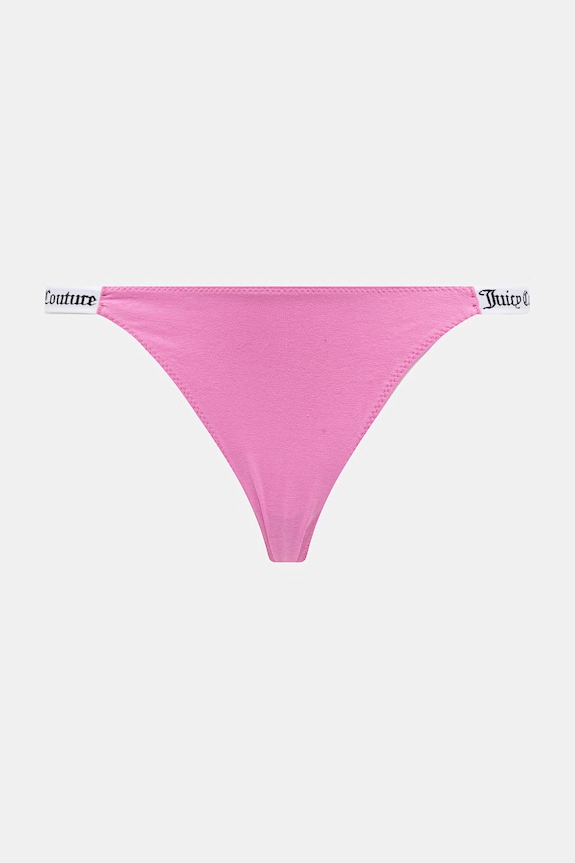 Juicy Couture tange za žene s pamukom 3 PK DEMI THNG 3-pack JCTTH225951 roza SS26