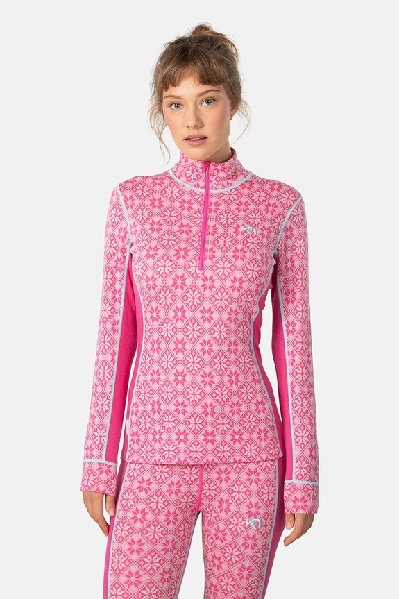 Kari Traa felpa funzionale ROSE sport invernali rosa 622691