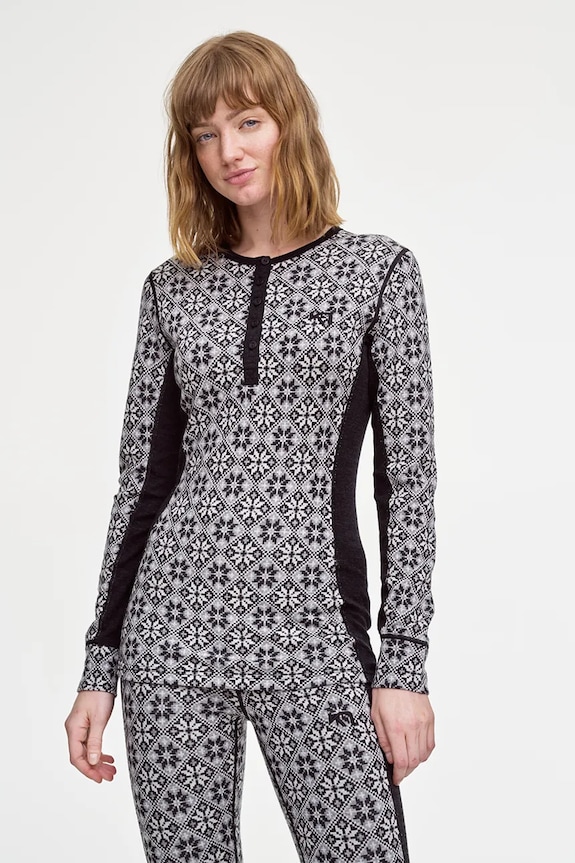 Kari Traa longsleeve funzionale ROSE sport invernali nero 622692