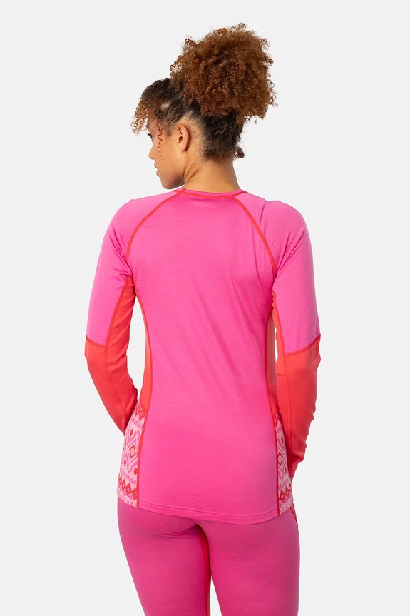 Kari Traa longsleeve funzionale MALIA 623580 rosa AW25
