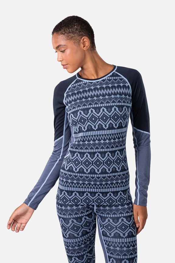 Kari Traa longsleeve funzionale MALIA sport invernali blu navy 623580