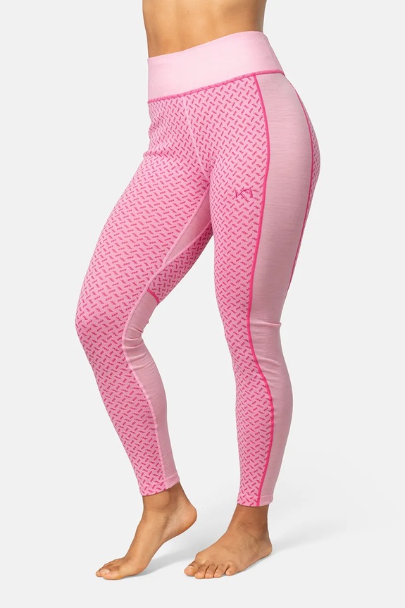 Kari Traa leggings funzionali LEKKER sport invernali rosa 623589