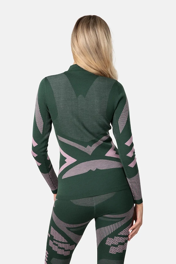 Kari Traa felpa funzionale FAITH 623594 verde AW25
