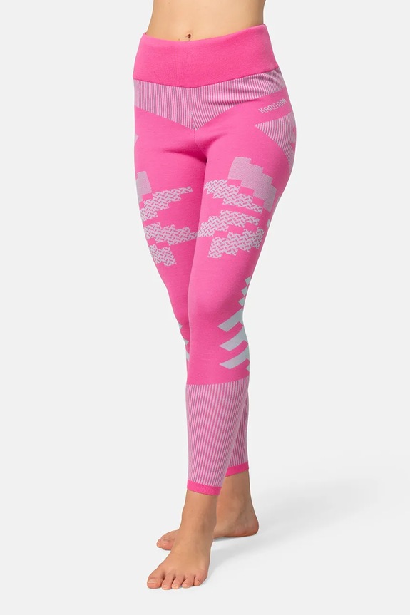 Kari Traa leggings funzionali FAITH sport invernali rosa 623595