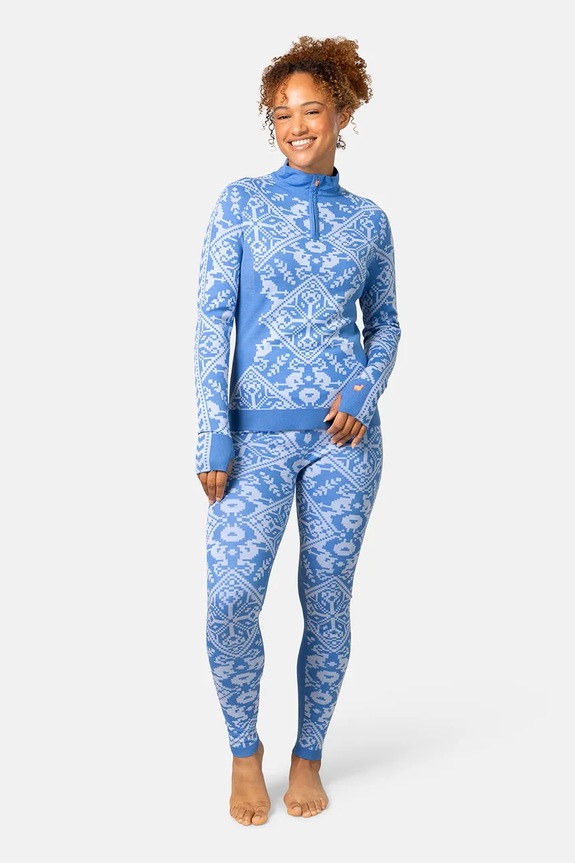 Kari Traa felpa funzionale SAGA sport invernali blu 623830